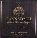 Hannabach 728 HTC Tensión Alta Carbono Set Cuerdas Guitarra Clásica