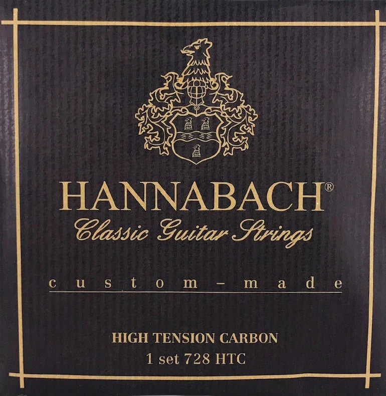Hannabach 728 HTC Tensión Alta Carbono Set Cuerdas Guitarra Clásica