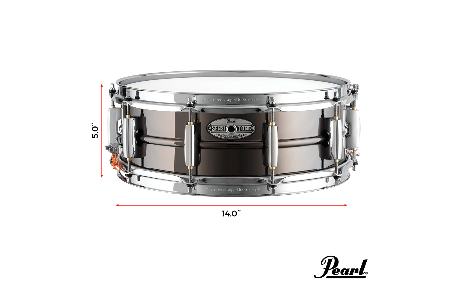 PEARL SENSITONE HERITAGE ALLOY BLACK/BRASS 1450 (STH1450BR