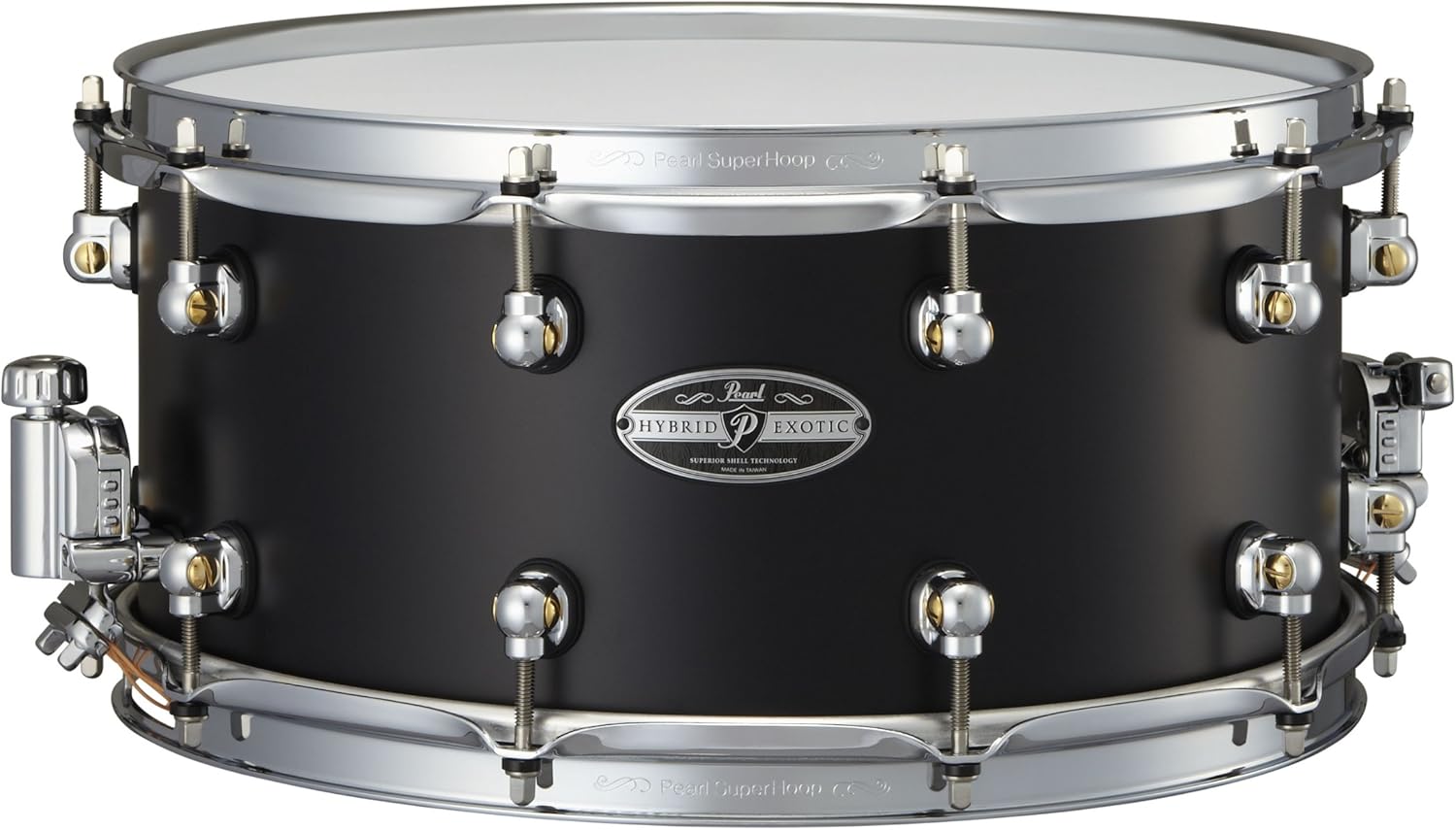 PEARL HEAL HYBRID EXOTIC SNARE DRUM – ALUMINIO FUNDIDO 14″x6.5"