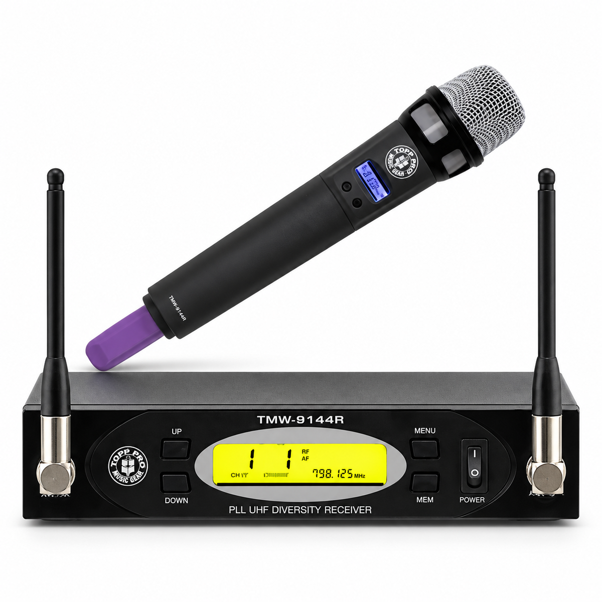 Topp Pro TMW-9144 Micrófono Inalámbrico UHF Profesional
