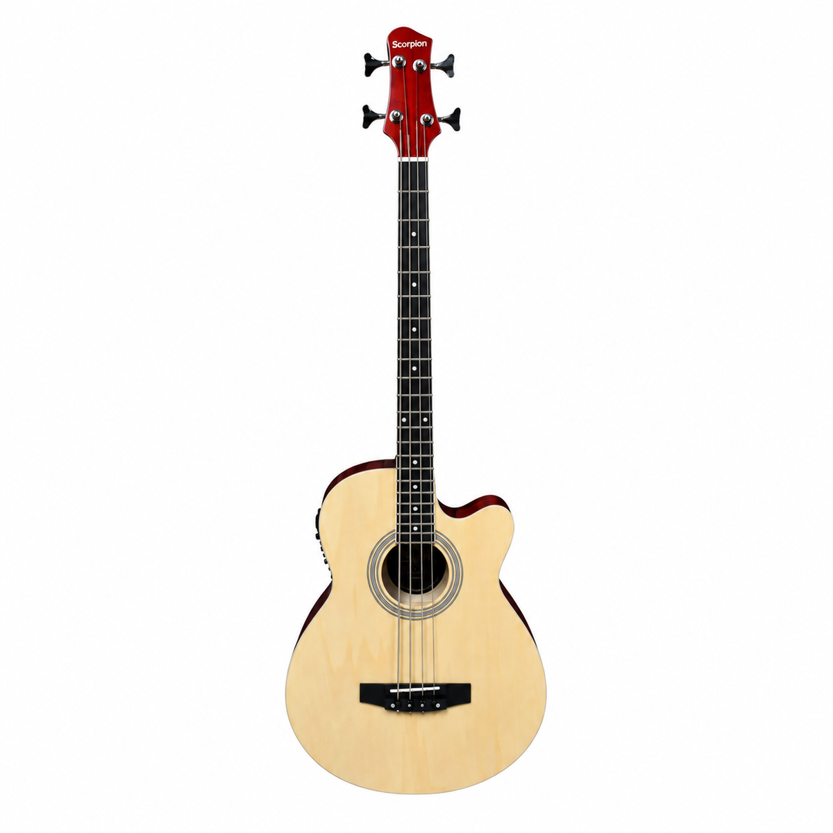 Bajo Electroacústico Scorpion MB-812N Natural con EQ