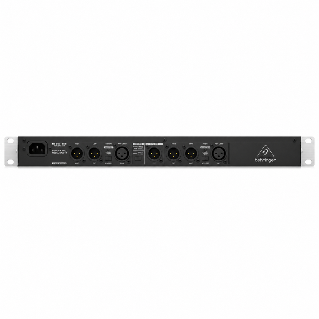Behringer CX2310 Super-X Pro V2 – Crossover Activo Profesional 2 Vías Estéreo / 3 Vías Mono