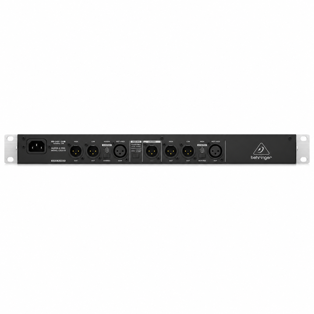 Behringer CX2310 Super-X Pro V2 – Crossover Activo Profesional 2 Vías Estéreo / 3 Vías Mono