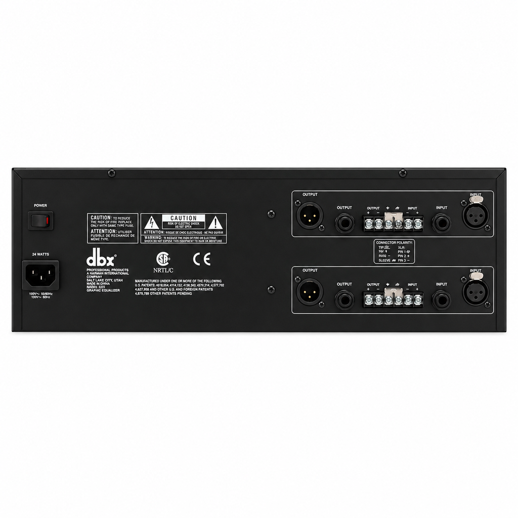 DBX 1231V Ecualizador Gráfico Profesional Dual de 31 Bandas