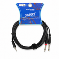 CABLE AUDIO 1 PLUG 3.5 ST X 2 PLUG 6.3 MN 3MT