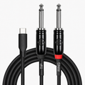 Cable USB-C a 2 Plug 45748 Mono 3M UY-C-392B-3 Kirlin