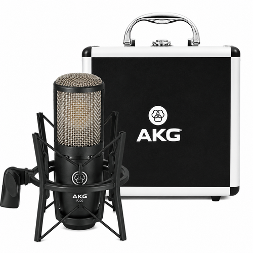 AKG P220 – Micrófono de Condensador de Gran Diafragma Profesional