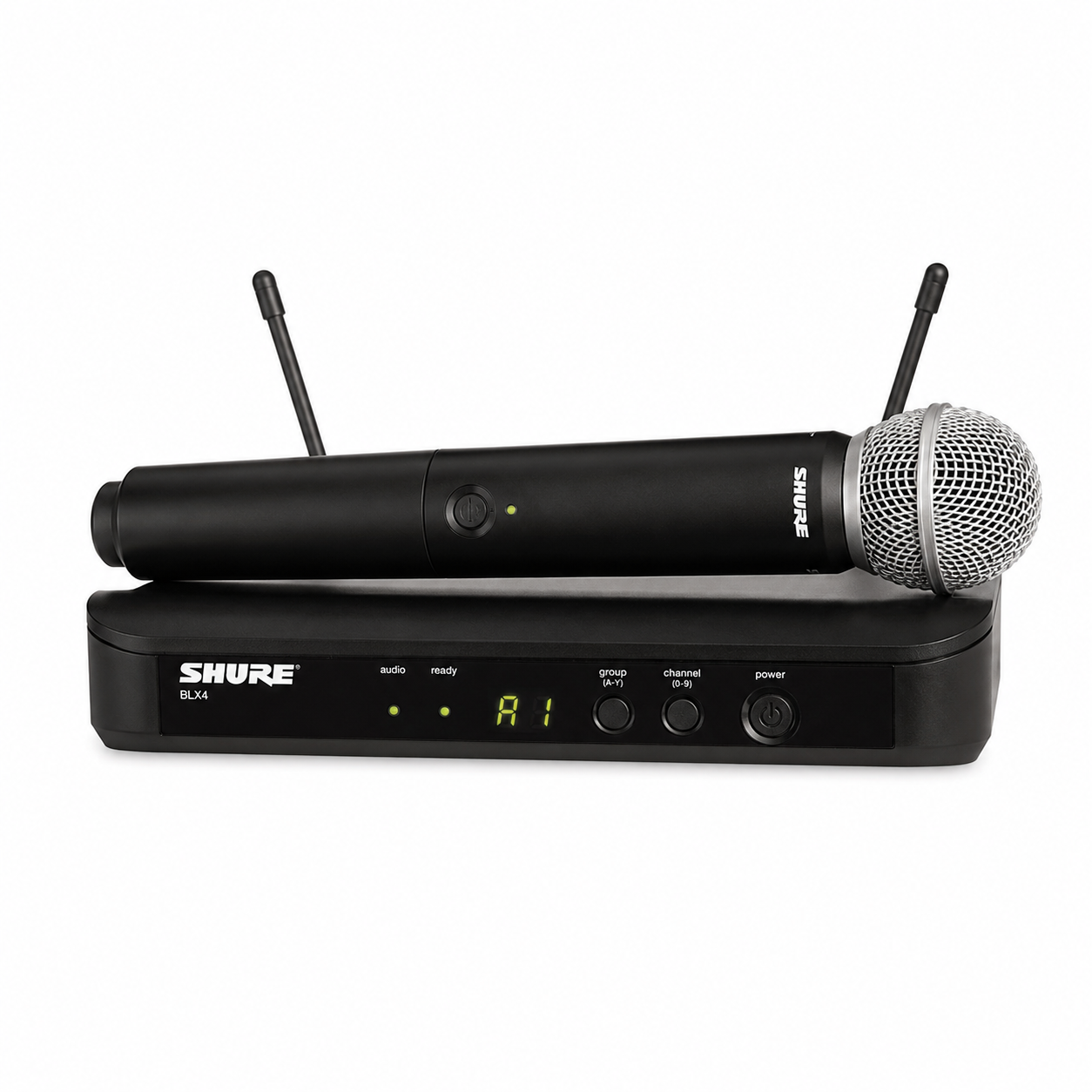 Shure BLX24/SM58 – Sistema Inalámbrico Vocal Profesional con Micrófono SM58