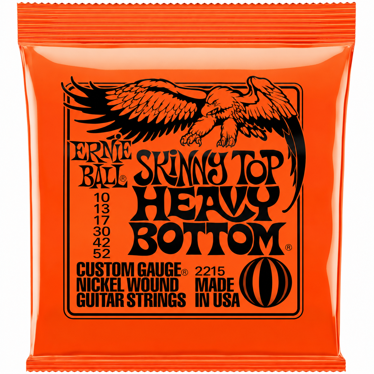 Ernie Ball Skinny Top Heavy Bottom Slinky – Cuerdas para Guitarra Eléctrica 10-52