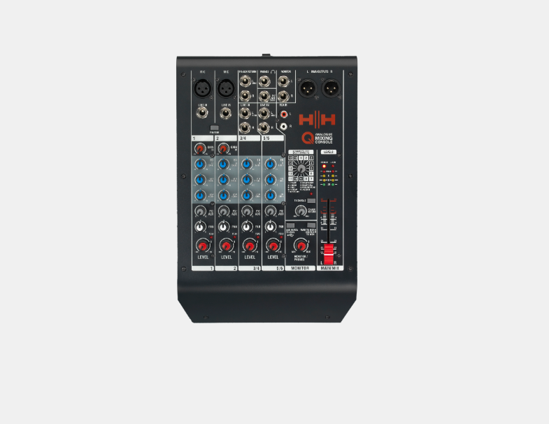 HH Q6FX Mezclador Análogo 6 Canales