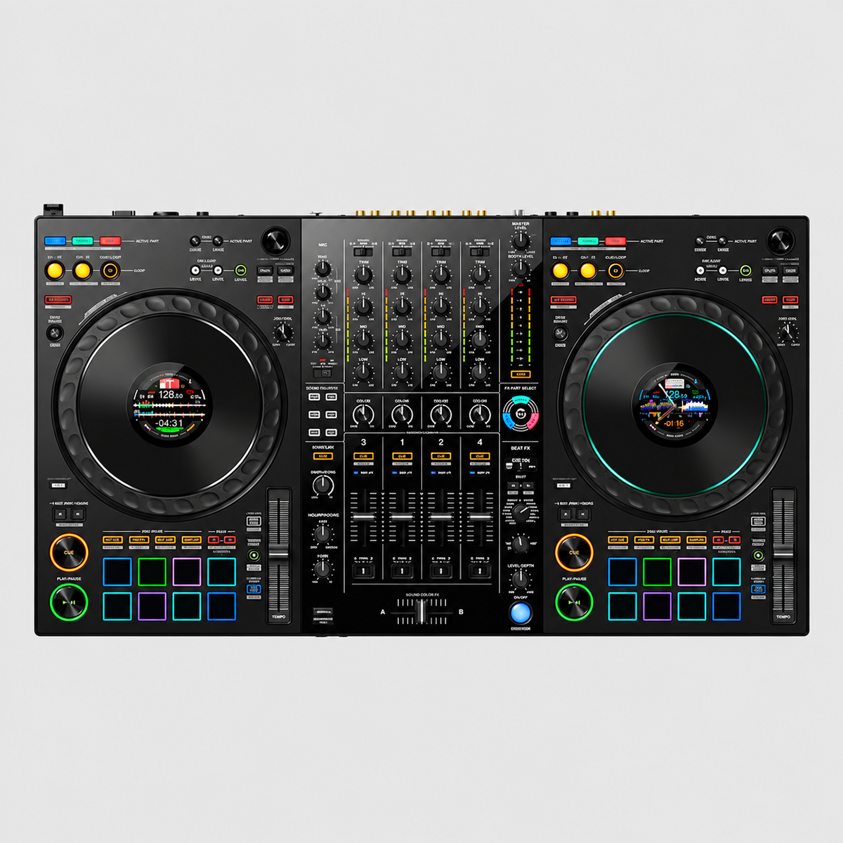 Pioneer DJ DDJ-FLX10 – Controlador DJ profesional de 4 canales