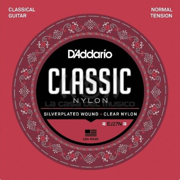 D’Addario EJ27N Encordado Nylon Tensión Normal