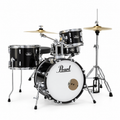 Batería Acústica Pearl Roadshow Bop RS584C/C31 Jet Black 4 Piezas con Sillín