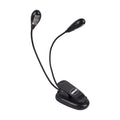 LAMPARA DOBLE 4 LEDS PARA ATRIL PARTITURA MKLED-445 MEKSE