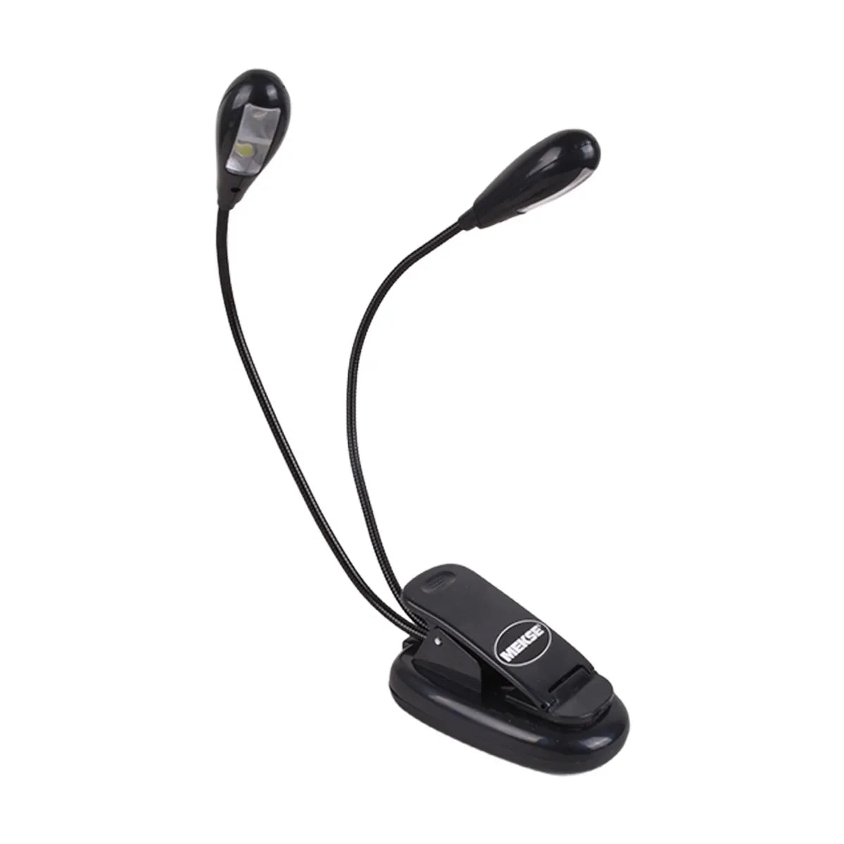 LAMPARA DOBLE 4 LEDS PARA ATRIL PARTITURA MKLED-445 MEKSE
