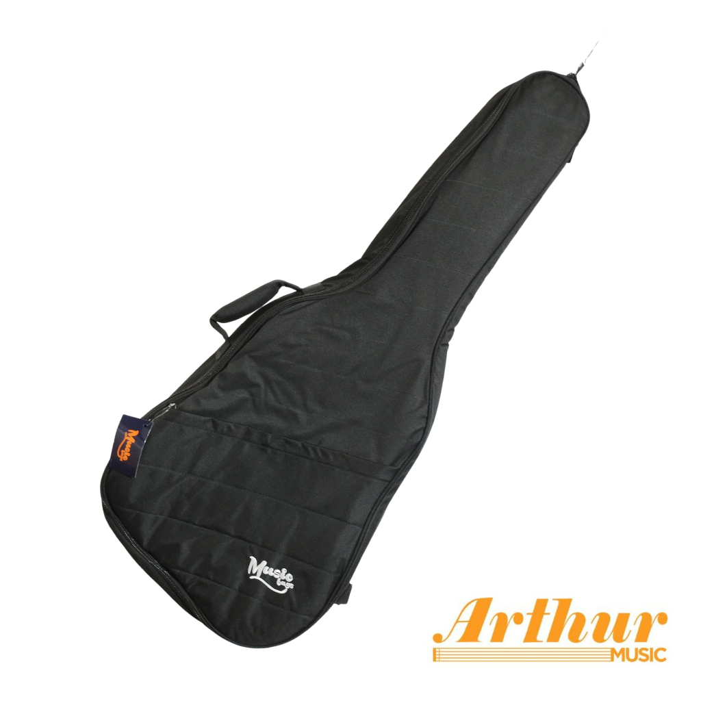 Funda Guitarra Folk Acolchada - Negra MUB-121A