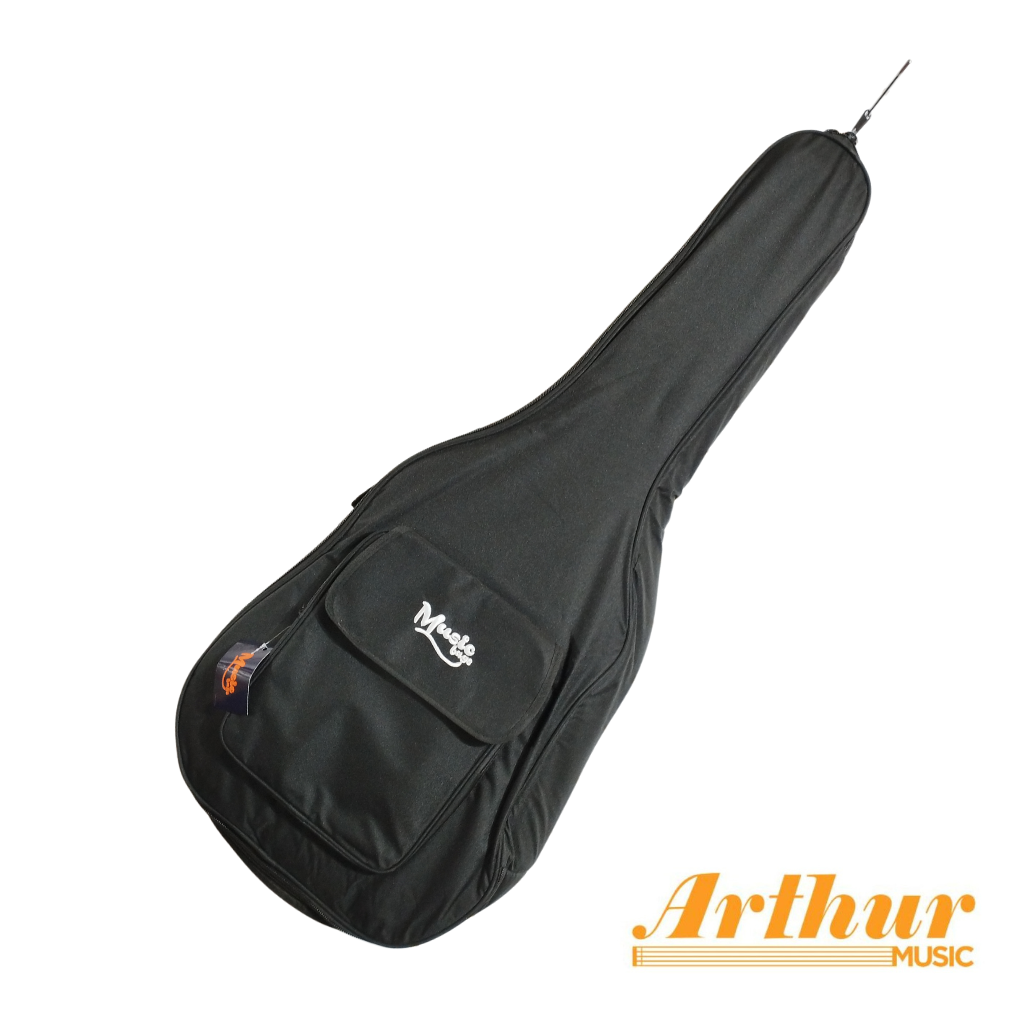 Funda Guitarra Folk - Negra MUB-122A