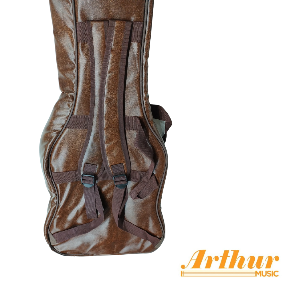 Funda Guitarra Acústica - Cuero Natural MUB-125C