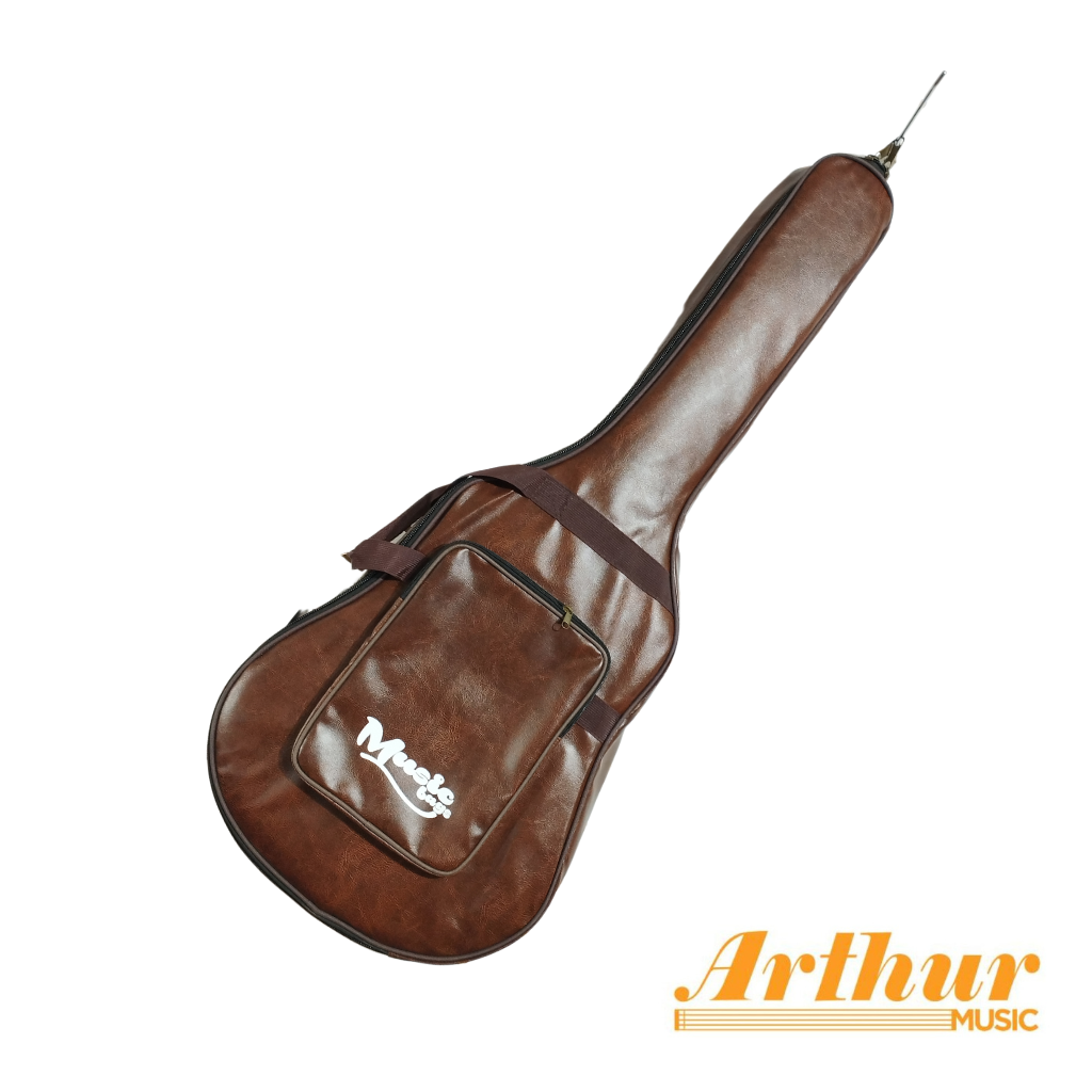 Funda Guitarra Acústica - Cuero Natural MUB-125C