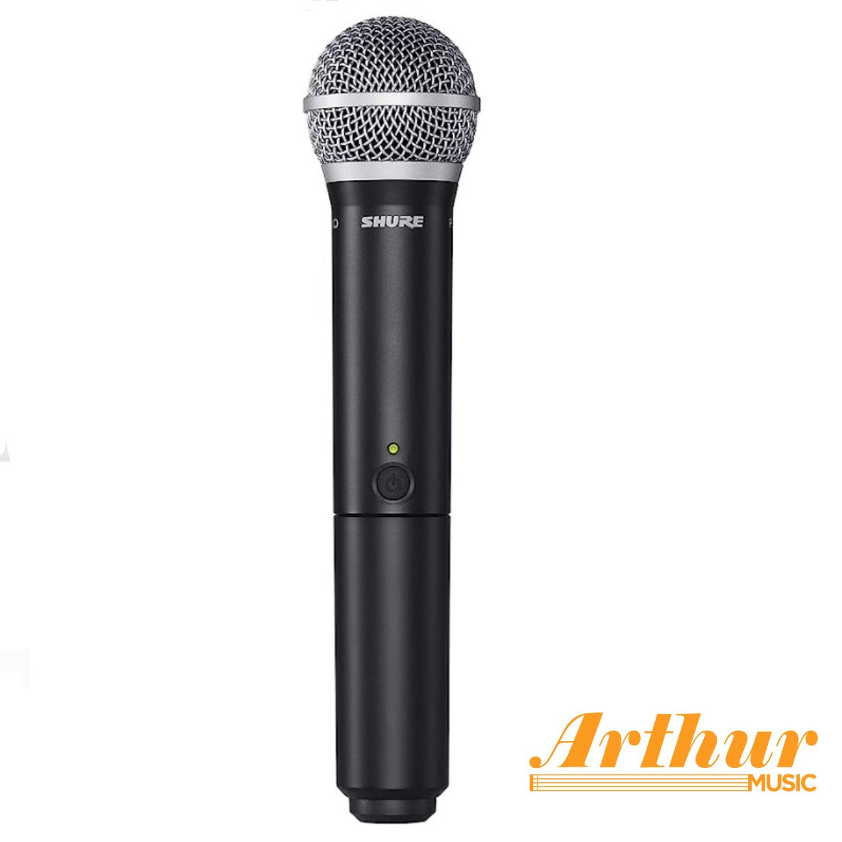 Shure Sistema Inalámbrico con micrófono de Mano, BLX24/PG58