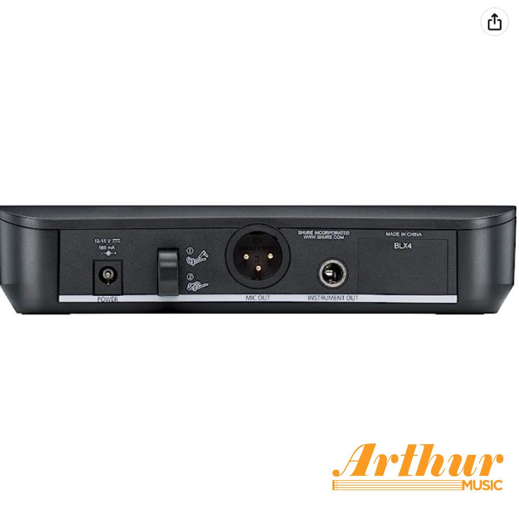 Shure Sistema Inalámbrico con micrófono de Mano, BLX24/PG58