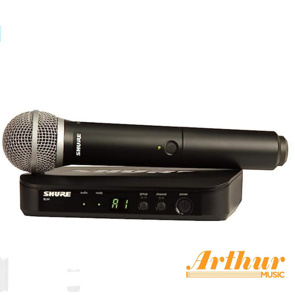 Shure Sistema Inalámbrico con micrófono de Mano, BLX24/PG58