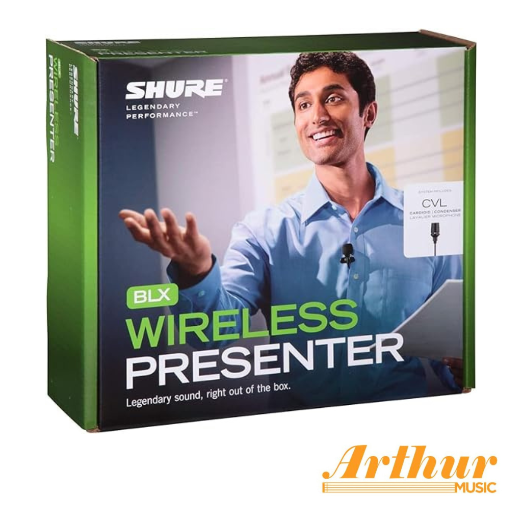 SHURE BLX14/CVL-M15 Sistema inalámbrico para presentador, con micrófono lavalier CVL