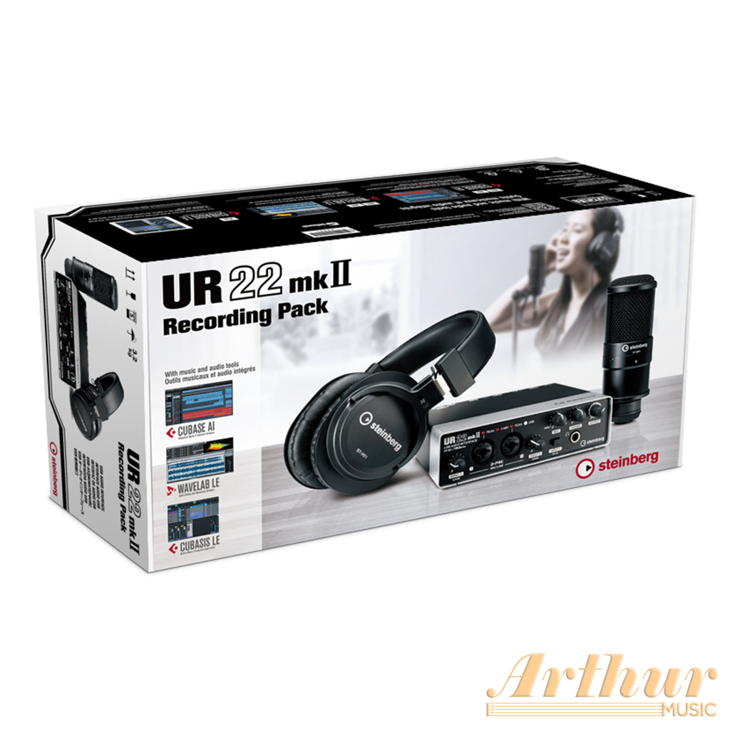 Pack Grabación Steinberg UR22 MKII