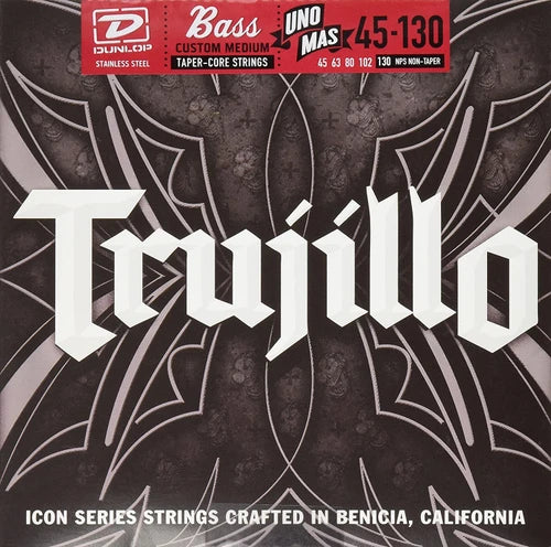 Dunlop RTT45130T Robert Trujillo Icon Series Signature Bass String.045–.130, 5 Cuerdas