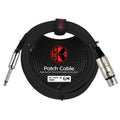 Cable Micrófono XLR - Plug 6 Mts. Negro MPC-282 Kirlin