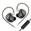 Audífono Negro CASTOR bass ver-mic KZ