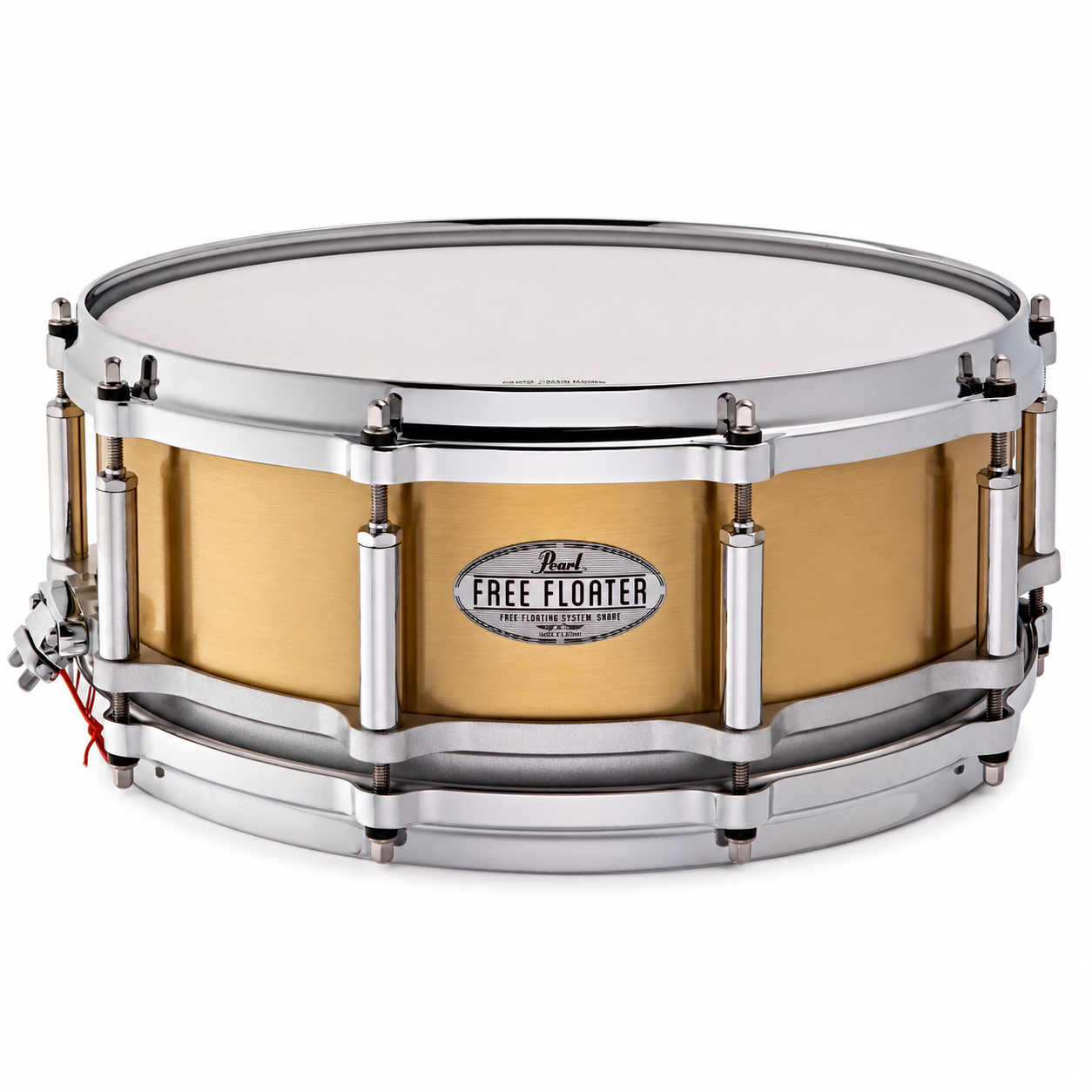 Pearl Free Floating Brass Snare Drum 14" x 5" – FTBR1450