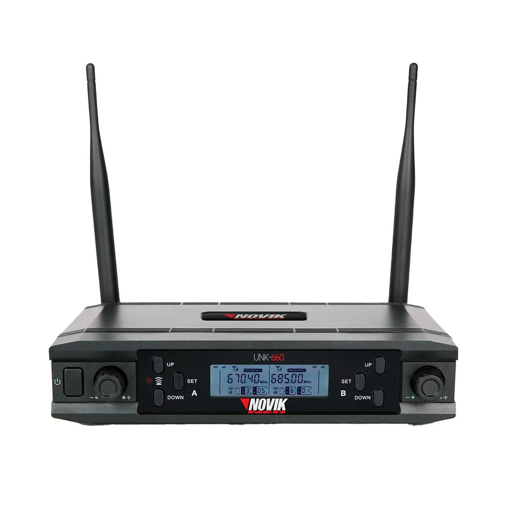 NOVIK UNK 660 MICROFONO DOBLE INALAMBRICO