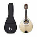 Mandolina GCR M-8 Acústica 8 Cuerdas con Funda