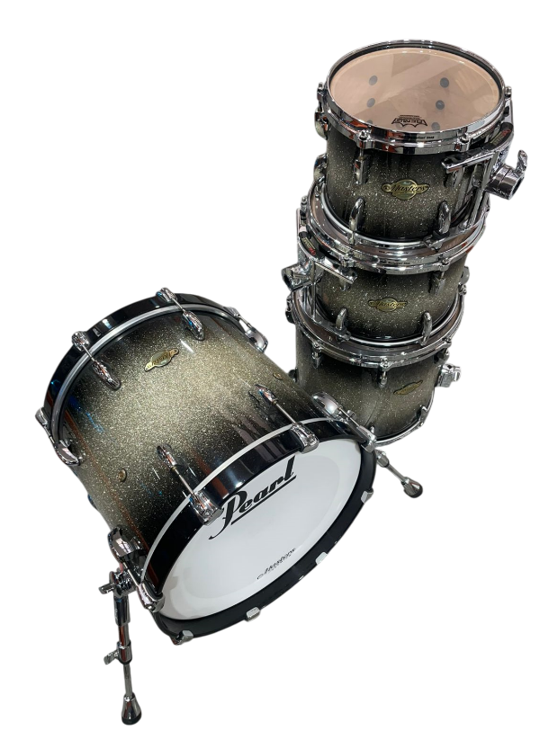 PEARL MASTERS PREMIUM 18 14 12 10 (SPARKLE BLACK FADED)