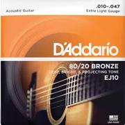 D'ADDARIO EJ10 Set Cuerdas 10-47