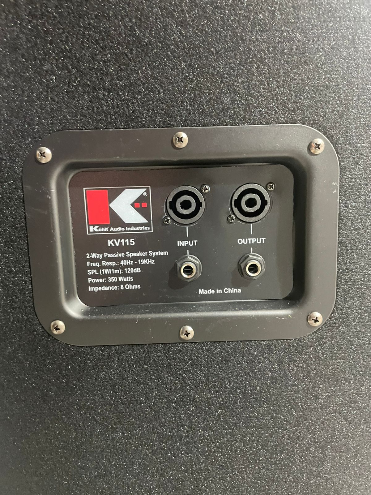 CAJA PASIVA KOHLT KV115