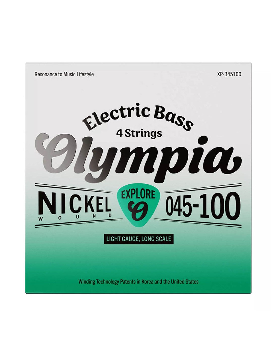 Set cuerdas bajo 4 cuerdas Olympia XP-B45100