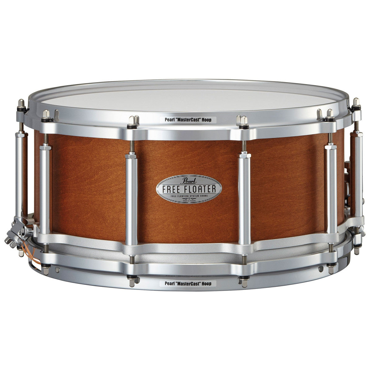 Pearl Free floating Maple and Mahogany Snare Drum 14"x6.5" FTMMH1465