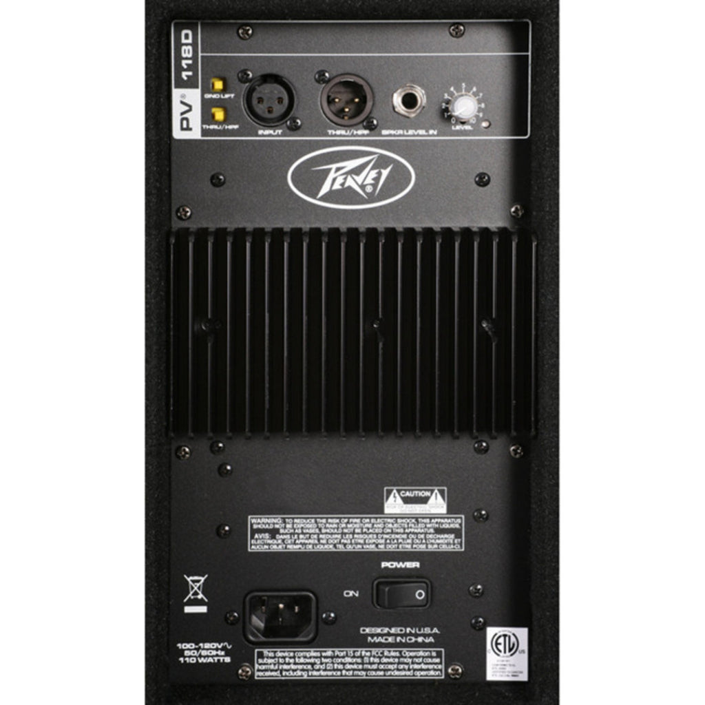 Subwoofer Activo Peavey 18″ PV118D (1200W Peak)