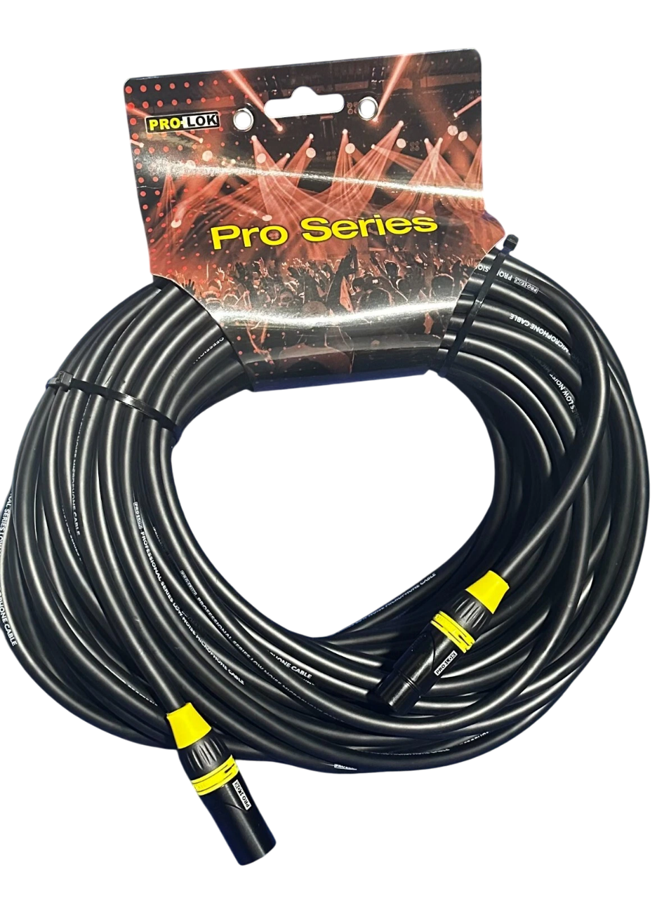 CABLE XLR a XLR 30 METROS (100FT) PRO LOK PRO SERIES