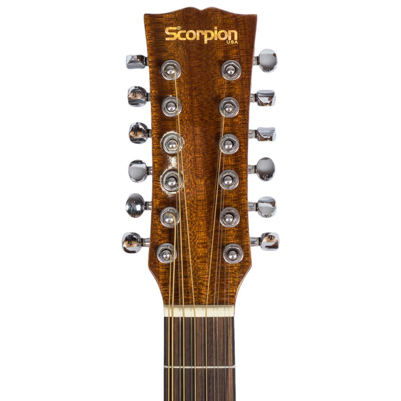 Guitarra 12 Cuerdas SCORPION SCG-12-EQ/N